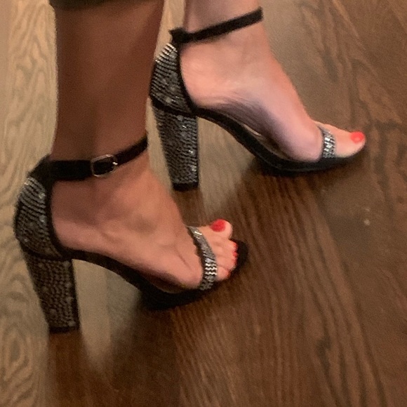 Brand new in box rhinestone heels - Picture 2 of 3